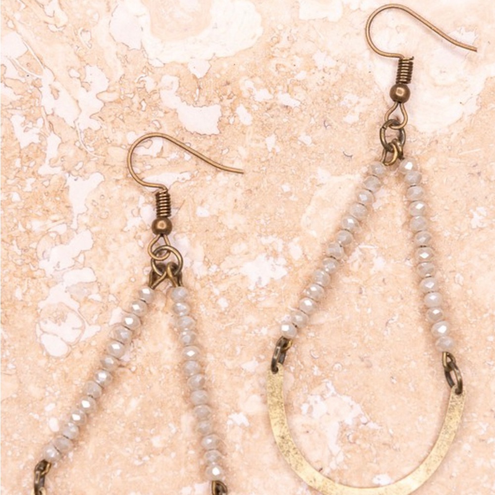 Bronze Teardrop Earrings